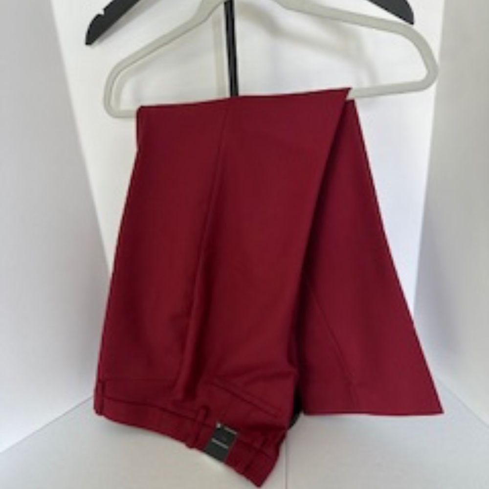 Womens-BANANA REPUBLIC-Deep Burgundy-HighRiseStraight Pants